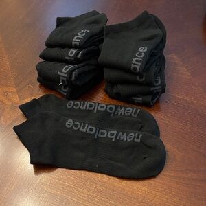 New Balance Black Athletic Socks for Men